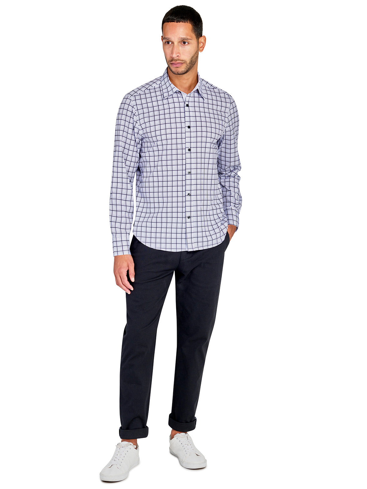 PLAID LONG SLEEVE SHIRT