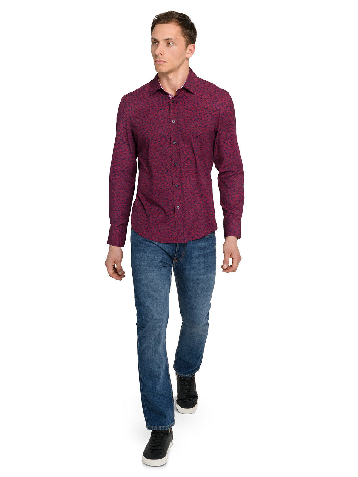 RUSTIC FLORAL LONG SLEEVE SHIRT