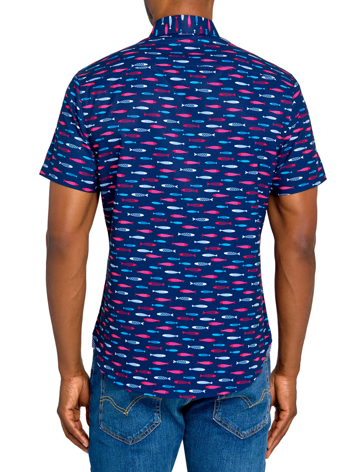 AMERICANA FISH SHORT SLEEVE SHIRT