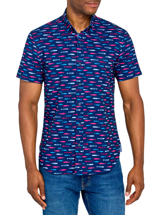 AMERICANA FISH SHORT SLEEVE SHIRT