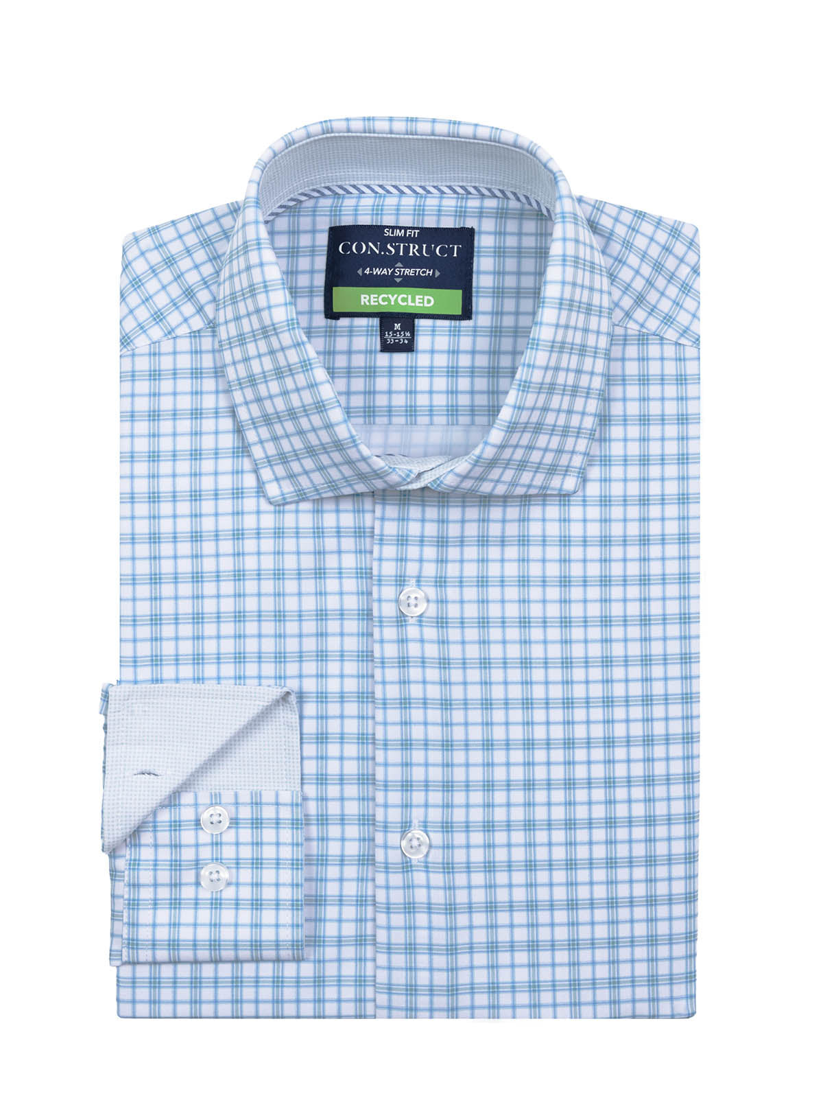 PLAID PERFORMANCE DRESS SHIRT
