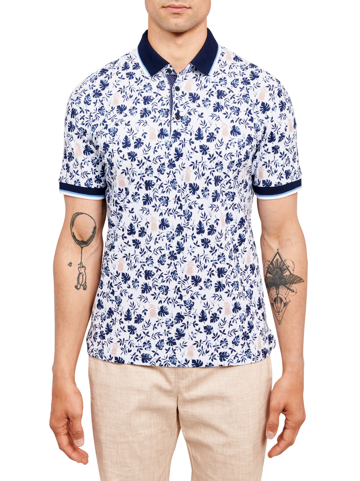 WHITE/NAVY