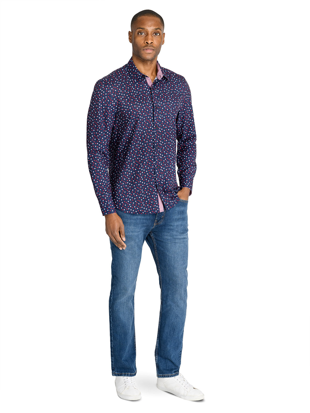 NAVY/RED