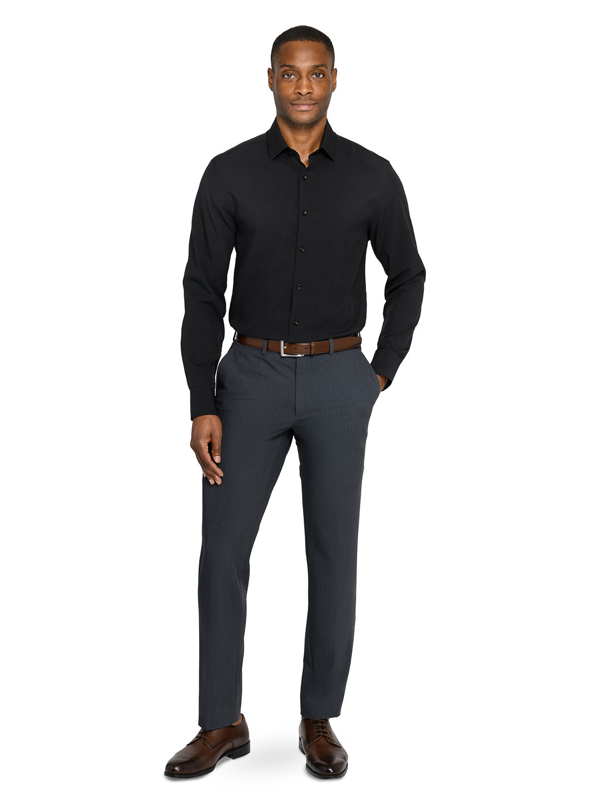Con.Struct Men's Solid Ceremony 4 Way Performance Cooling Dress Shirt, White / 16 Large / Slim - Con.Struct White 16 Large Con.Struct Men's Solid Ceremony 4 Way Performance Cooling Dress Shirt, White / 16 Large / Slim - Con.Struct White 16 Large