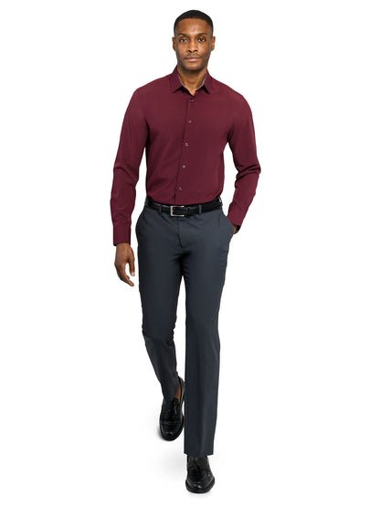 CON.STRUCT Solid Performance Stretch Dress Shirt CON.STRUCT Solid Performance Stretch Dress Shirt