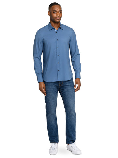 PRISM LATTICE PERFORMANCE STRETCH LONG SLEEVE SHIRT