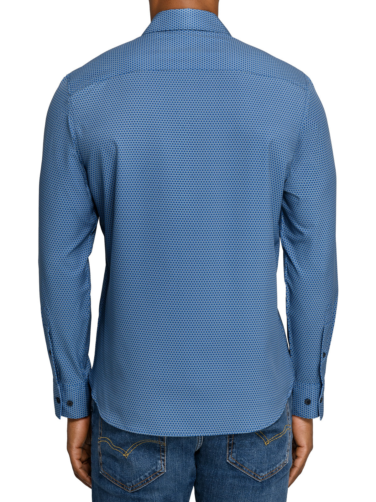 PRISM LATTICE PERFORMANCE STRETCH LONG SLEEVE SHIRT