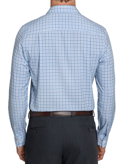 PLAID PERFORMANCE DRESS SHIRT