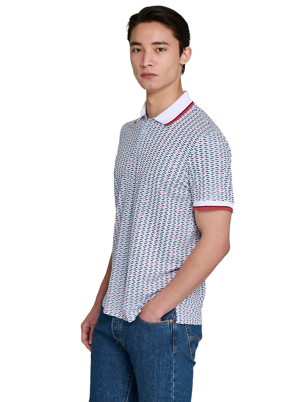 NAVY/RED