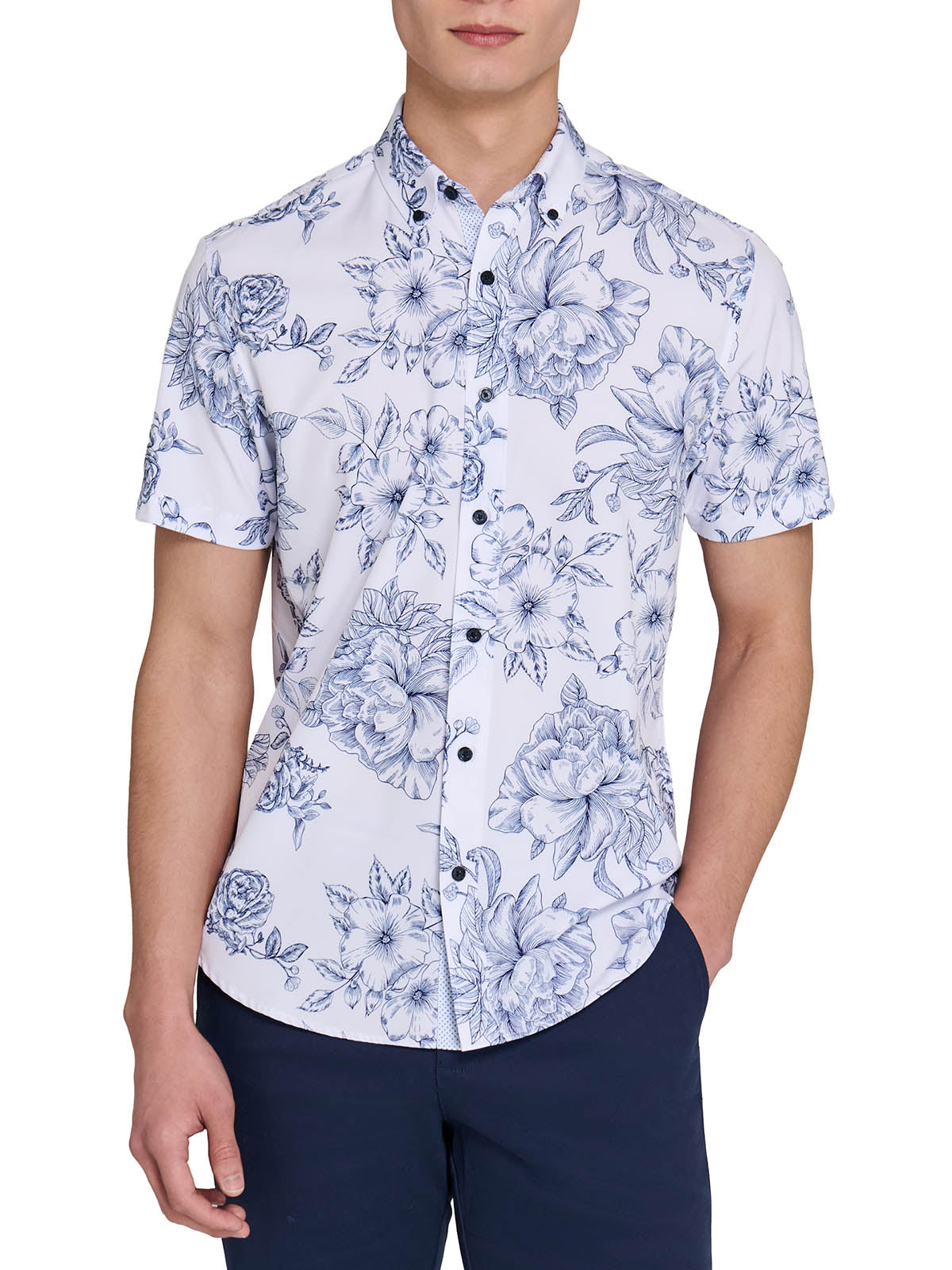 WHITE/NAVY