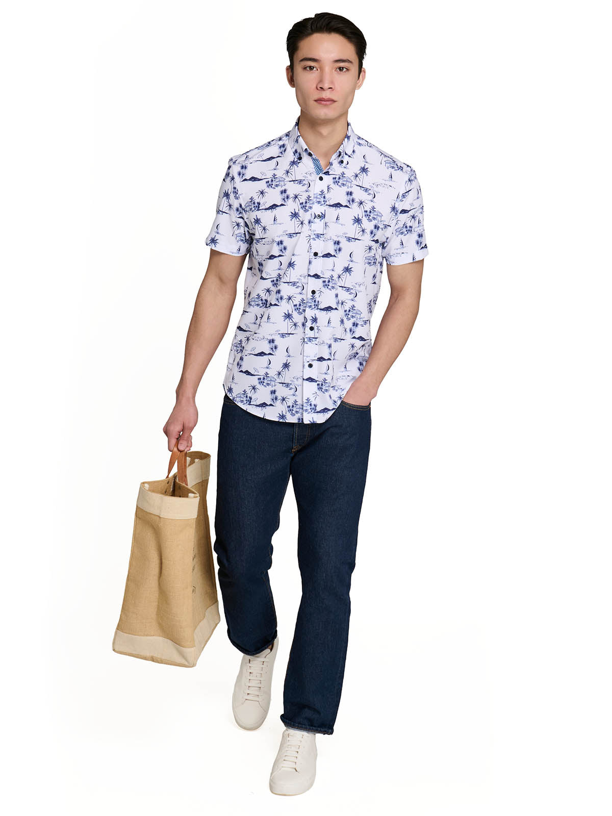 WHITE/NAVY
