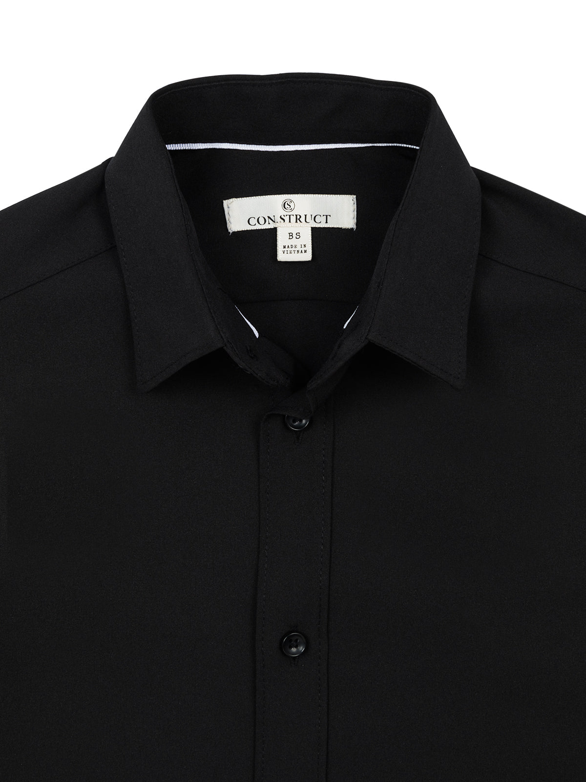 construct dress shirts Boy's Solid Ceremony 4 Way Performance Dress Shirt