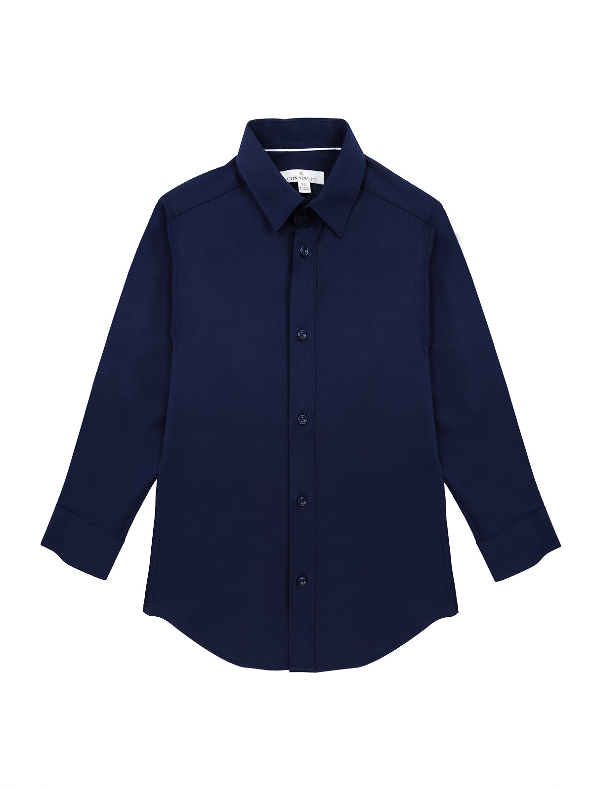 CONSTRUCT BOYS SOLID PERFORMANCE DRESS SHIRT CON.STRUCT CONSTRUCT BOYS SOLID PERFORMANCE DRESS SHIRT CON.STRUCT