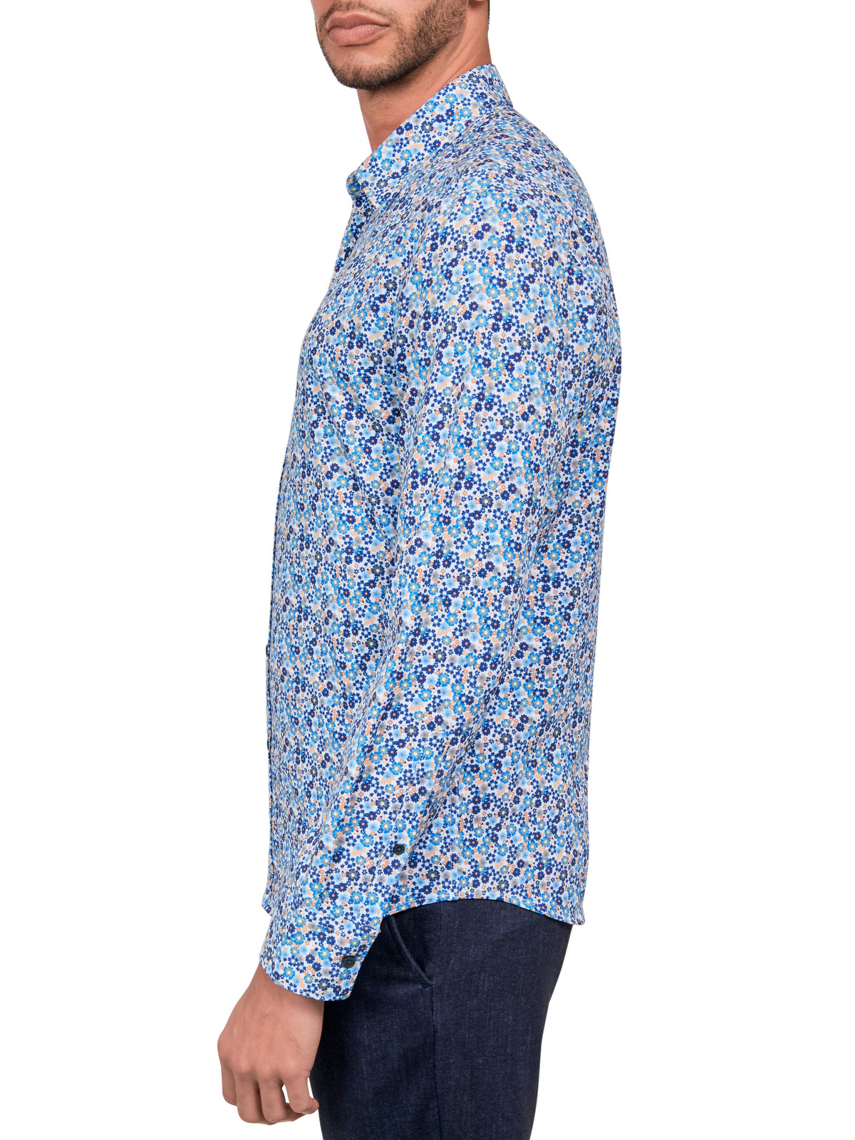 CON.STRUCT FLORAL SHIRT