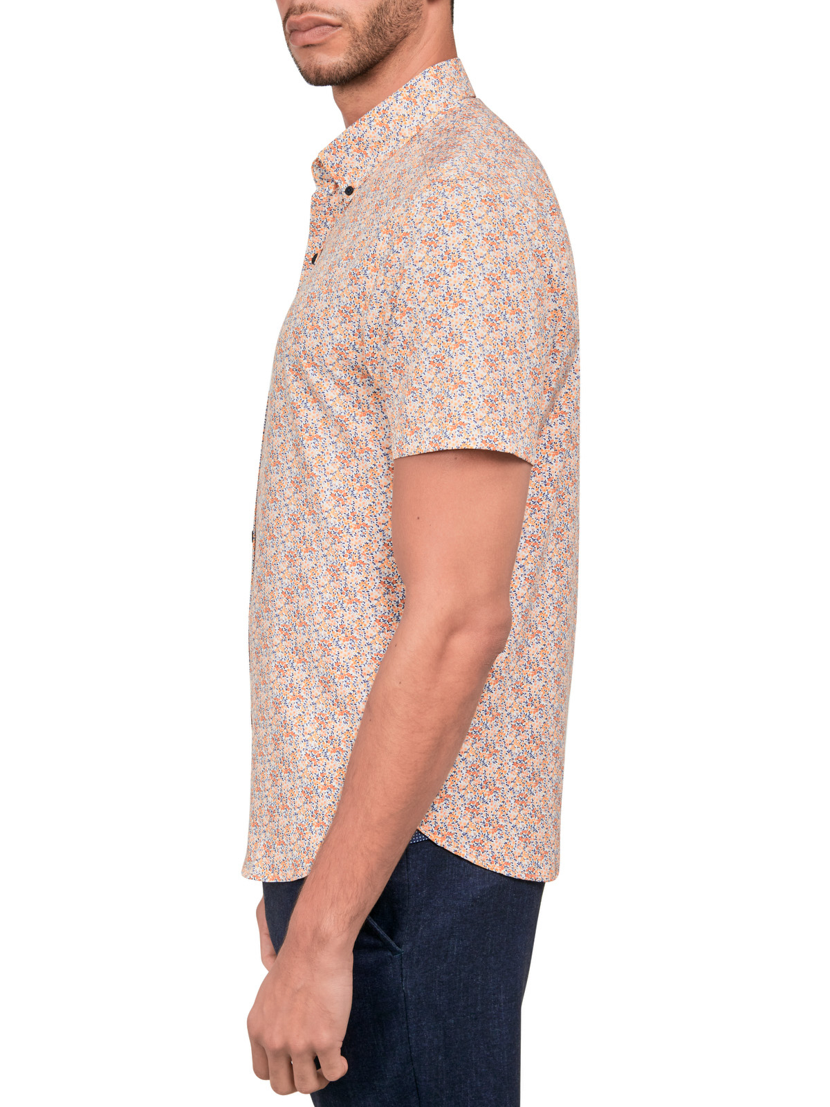 CON.STRUCT DITSY FLORAL SHIRT