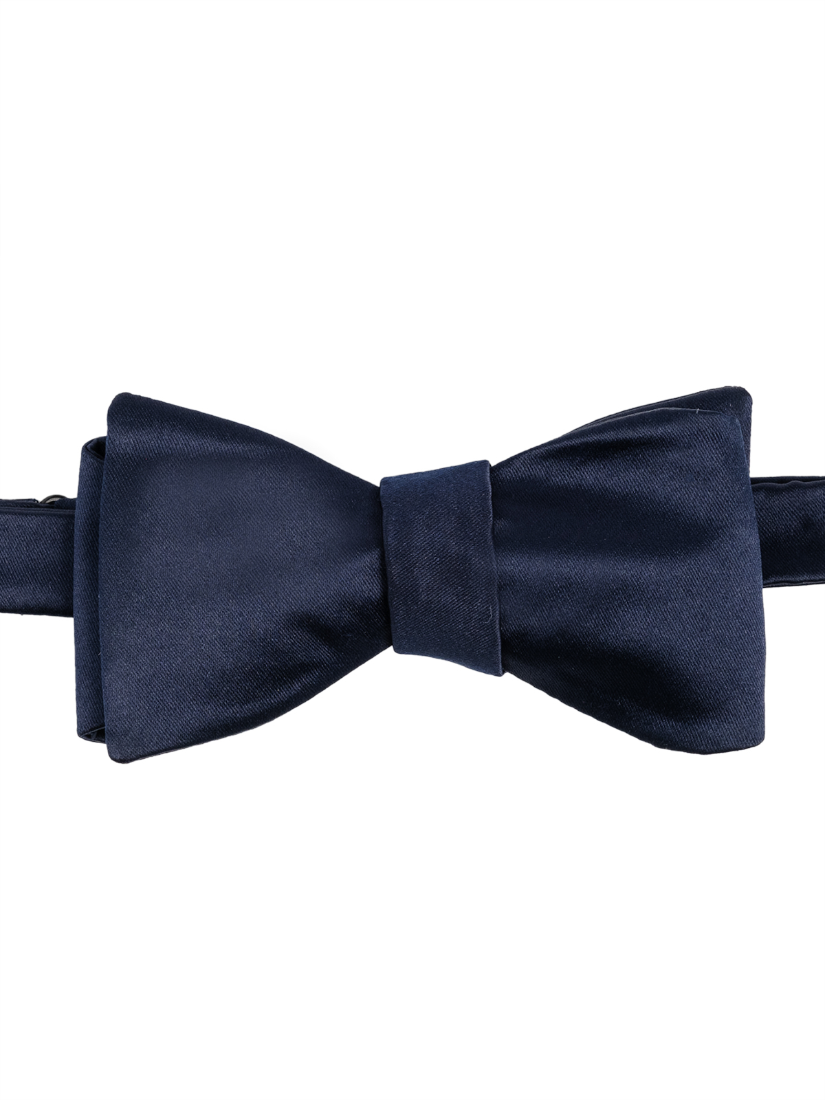 Men's Solid Satin Bow Tie
