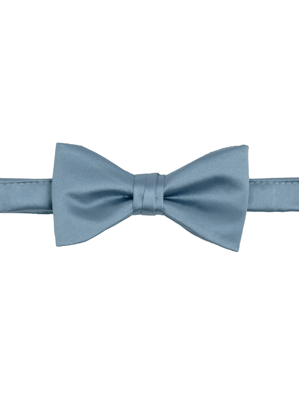 Men's Solid Satin Pre-Tied Bow Tie