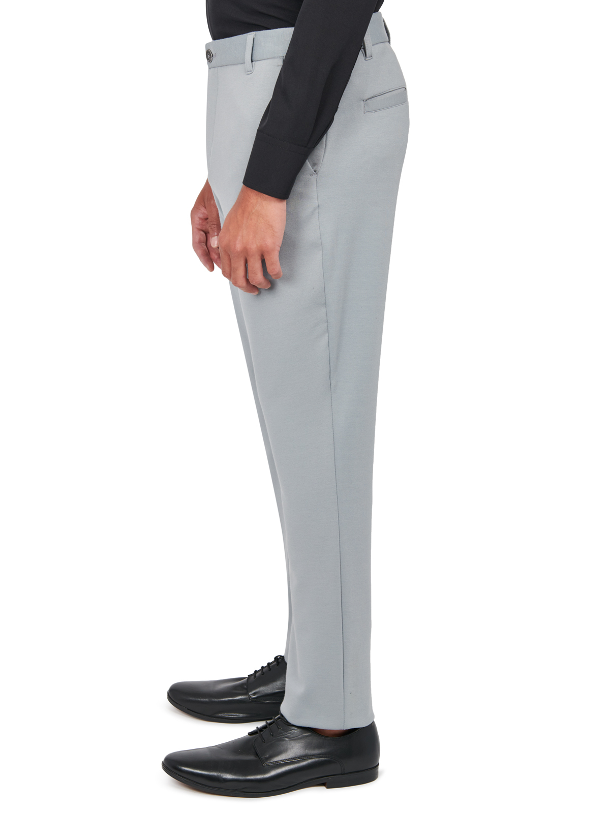 Solid Stretch Knit Pants